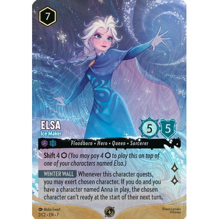Elsa - Ice Maker (Foil) (2) - Disney Lorcana Promo Cards Holofoil