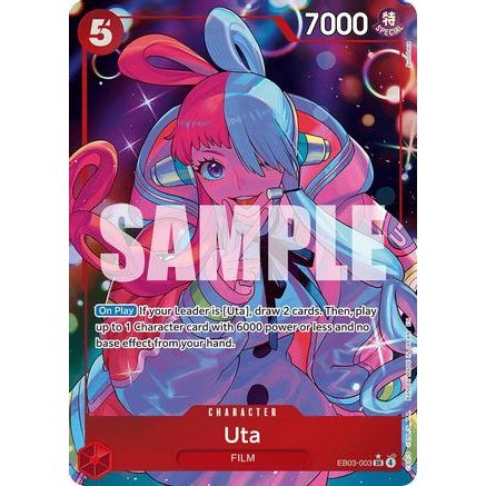 Uta (003) (Alternate Art) (EB03-003) - Extra Booster: One Piece Heroines Edition Foil