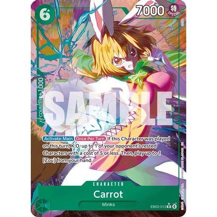Carrot (Alternate Art) (EB03-013) - Extra Booster: One Piece Heroines Edition Foil