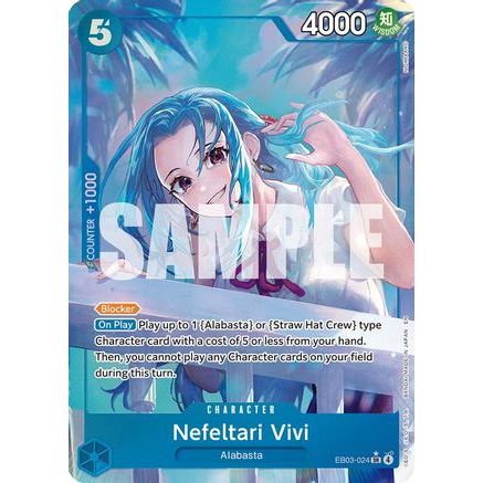 Nefeltari Vivi (024) (Alternate Art) (EB03-024) - Extra Booster: One Piece Heroines Edition Foil