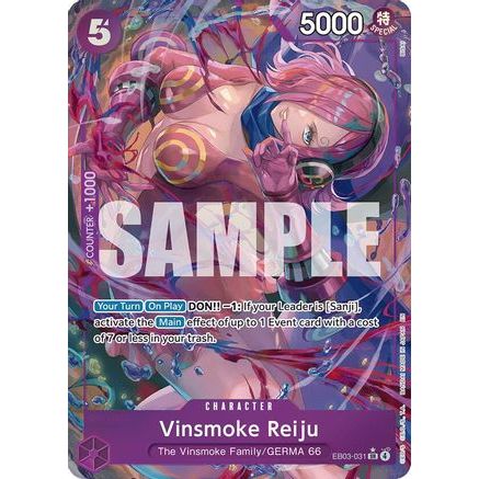 Vinsmoke Reiju (Alternate Art) (EB03-031) - Extra Booster: One Piece Heroines Edition Foil