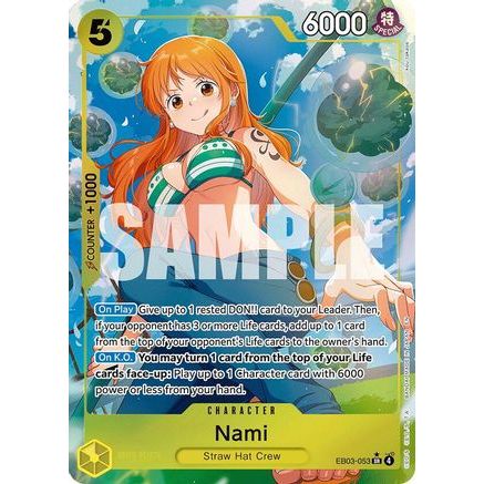 Nami (053) (Alternate Art) (EB03-053) - Extra Booster: One Piece Heroines Edition Foil