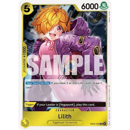 Lilith (EB03-058) - Extra Booster: One Piece Heroines Edition Foil