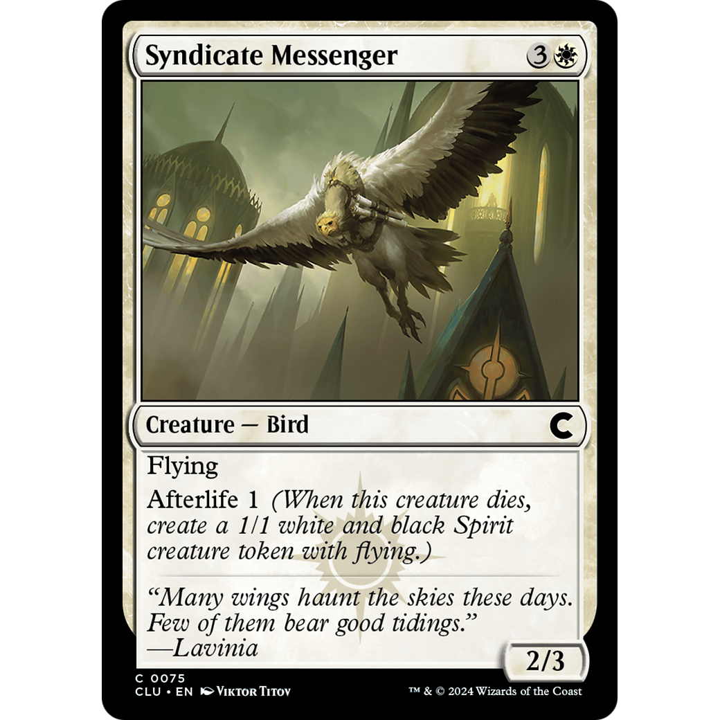 Syndicate Messenger (CLU-075) - Ravnica: Clue Edition