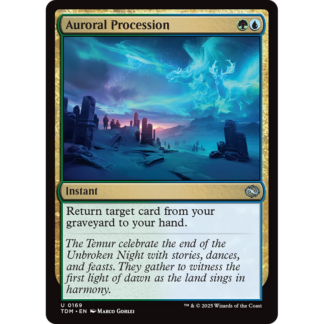 Auroral Procession (TDM-169) - Tarkir: Dragonstorm