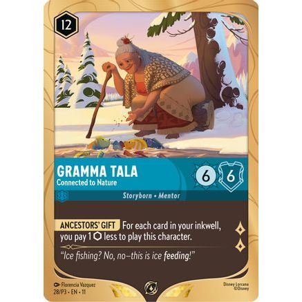 Gramma Tala - Connected to Nature (28) - Disney Lorcana Promo Cards Holofoil