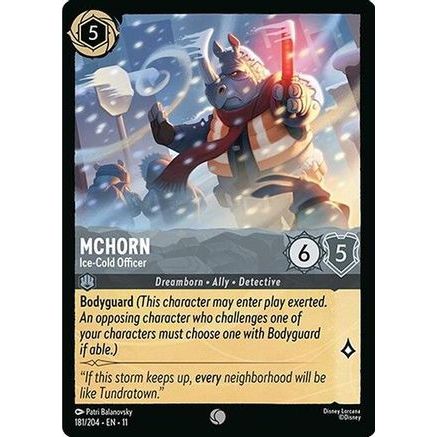McHorn - Ice-Cold Officer (181/204) - Winterspell Cold Foil