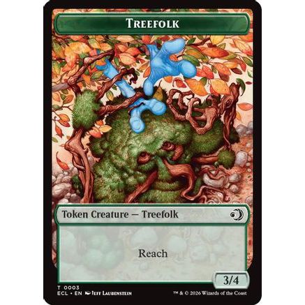 Treefolk // Goblin Double-Sided Token (ECL-3 // 6) - Lorwyn Eclipsed Foil