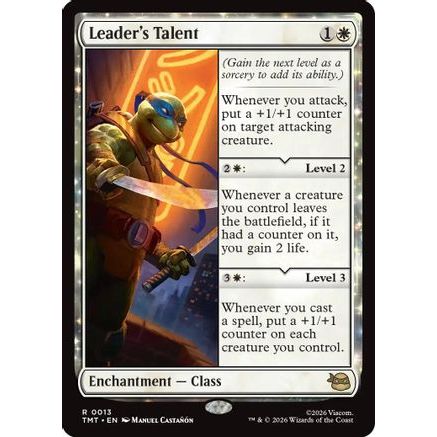 Leader's Talent (TMT-013) - Teenage Mutant Ninja Turtles Foil