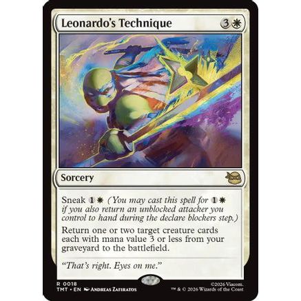 Leonardo's Technique (TMT-018) - Teenage Mutant Ninja Turtles Foil