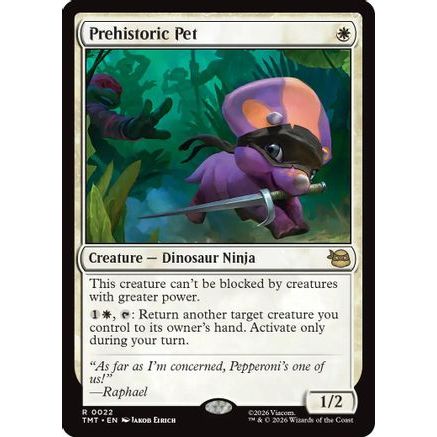 Prehistoric Pet (TMT-022) - Teenage Mutant Ninja Turtles