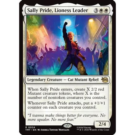 Sally Pride, Lioness Leader (TMT-024) - Teenage Mutant Ninja Turtles