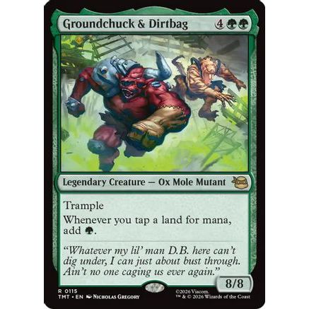 Groundchuck & Dirtbag (TMT-115) - Teenage Mutant Ninja Turtles Foil
