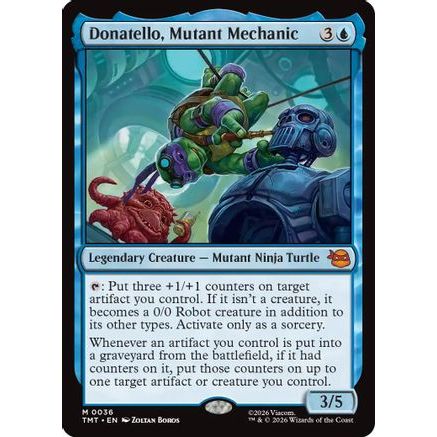 Donatello, Mutant Mechanic (TMT-036) - Teenage Mutant Ninja Turtles Foil