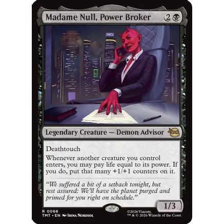 Madame Null, Power Broker (TMT-066) - Teenage Mutant Ninja Turtles