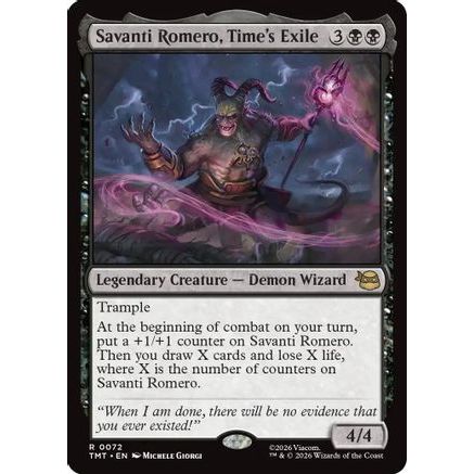 Savanti Romero, Time's Exile (TMT-072) - Teenage Mutant Ninja Turtles Foil