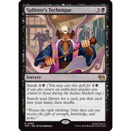Splinter's Technique (TMT-080) - Teenage Mutant Ninja Turtles Foil