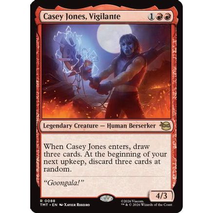 Casey Jones, Vigilante (TMT-088) - Teenage Mutant Ninja Turtles Foil