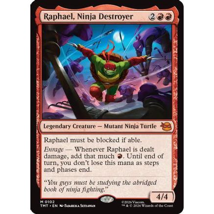 Raphael, Ninja Destroyer (TMT-102) - Teenage Mutant Ninja Turtles
