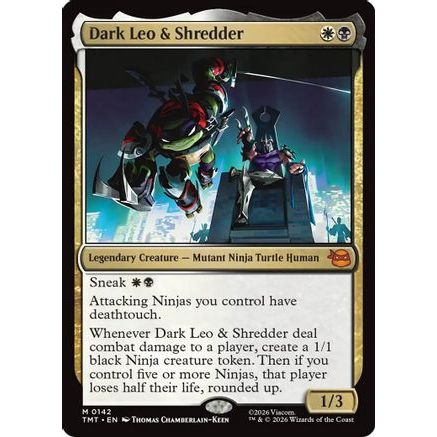 Dark Leo & Shredder (TMT-142) - Teenage Mutant Ninja Turtles Foil