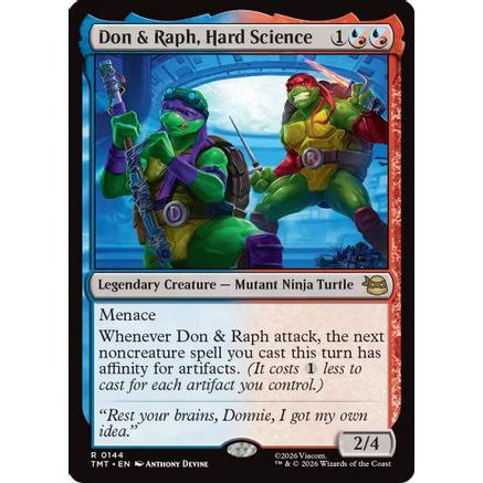 Don & Raph, Hard Science (TMT-144) - Teenage Mutant Ninja Turtles Foil