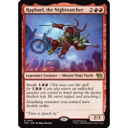 Raphael, the Nightwatcher (TMT-103) - Teenage Mutant Ninja Turtles