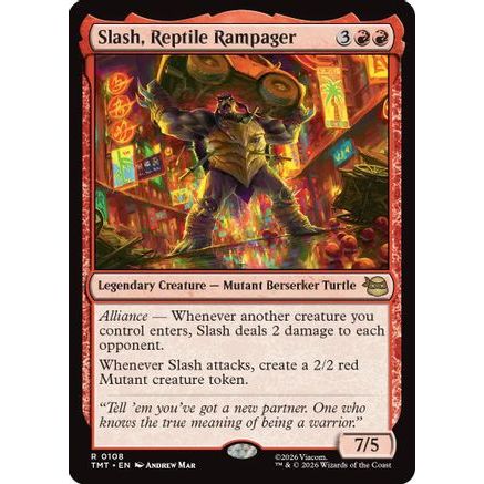 Slash, Reptile Rampager (TMT-108) - Teenage Mutant Ninja Turtles