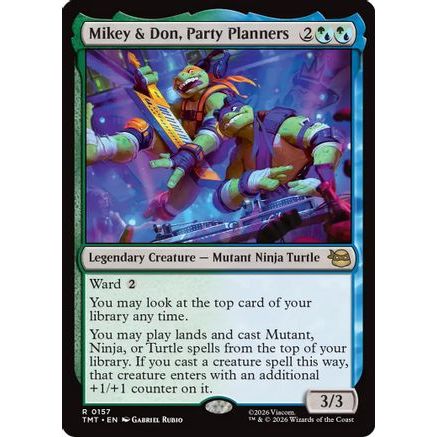 Mikey & Don, Party Planners (TMT-157) - Teenage Mutant Ninja Turtles