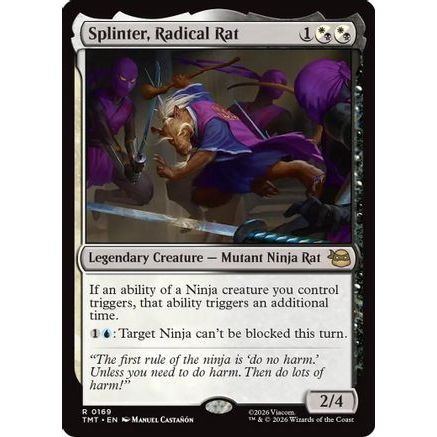 Splinter, Radical Rat (TMT-169) - Teenage Mutant Ninja Turtles