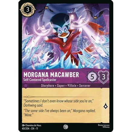 Morgana Macawber - Self-Centered Spellcaster (40/204) - Winterspell Cold Foil