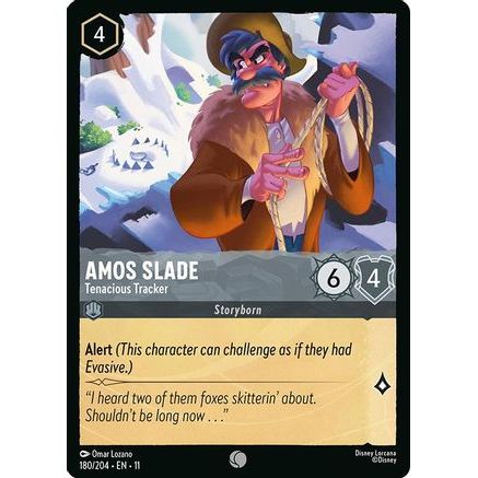 Amos Slade - Tenacious Tracker (180/204) - Winterspell Cold Foil