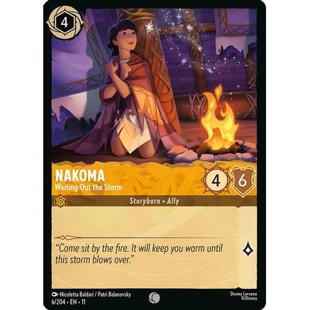 Nakoma - Waiting Out the Storm (6/204) - Winterspell Cold Foil