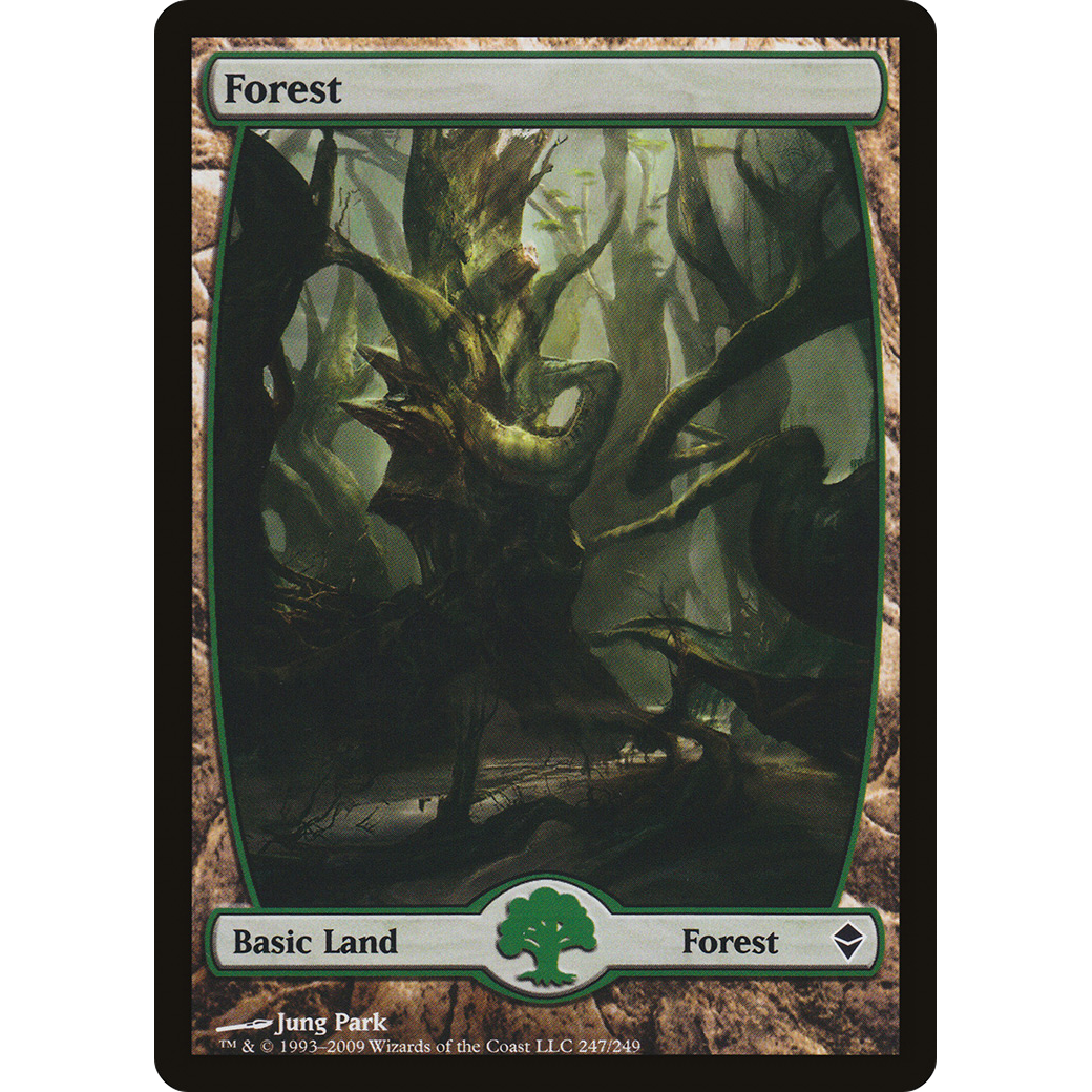 Forest (247) - Full Art (ZEN-247) - Zendikar