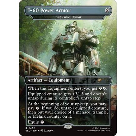 T-60 Power Armor - T-45 Power Armor (SLD-2452) - Secret Lair Drop Series