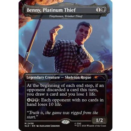 Benny, Platinum Thief - Tinybones, Trinket Thief (SLD-2458) - Secret Lair Drop Series Foil