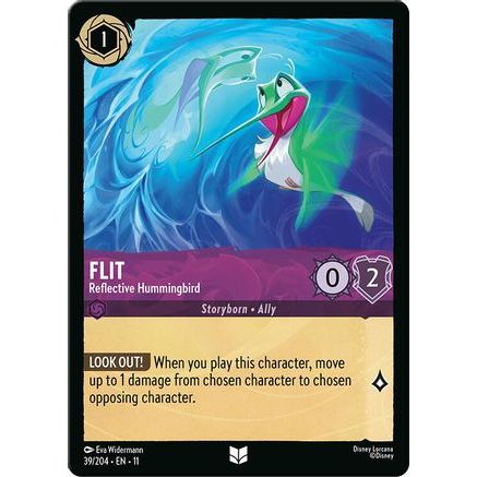 Flit - Reflective Hummingbird (39/204) - Winterspell Cold Foil