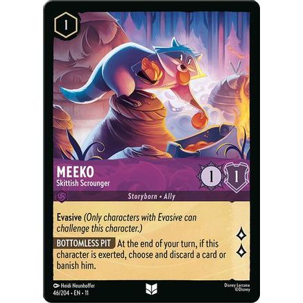 Meeko - Skittish Scrounger (46/204) - Winterspell Cold Foil