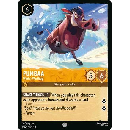 Pumbaa - Winter Warthog (4/204) - Winterspell