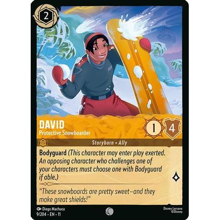 David - Protective Snowboarder (9/204) - Winterspell Cold Foil