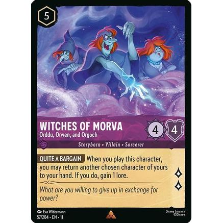 Witches of Morva - Orddu, Orwen, and Orgoch (57/204) - Winterspell