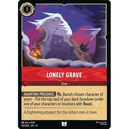 Lonely Grave (132/204) - Winterspell Cold Foil