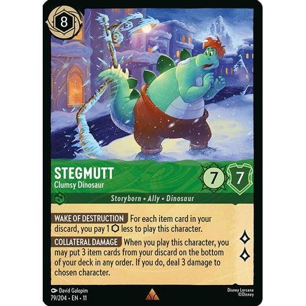 Stegmutt - Clumsy Dinosaur (79/204) - Winterspell Cold Foil