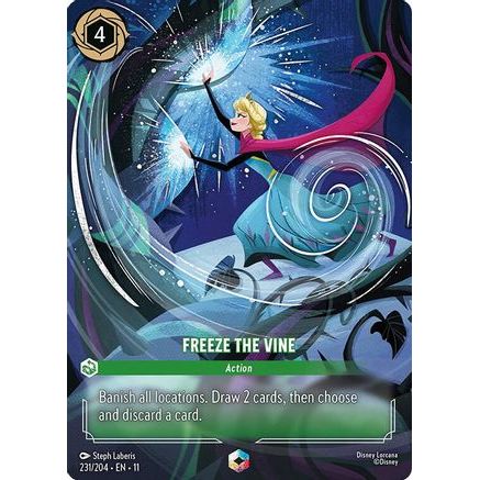 Freeze the Vine (Enchanted) (231/204) - Winterspell Holofoil