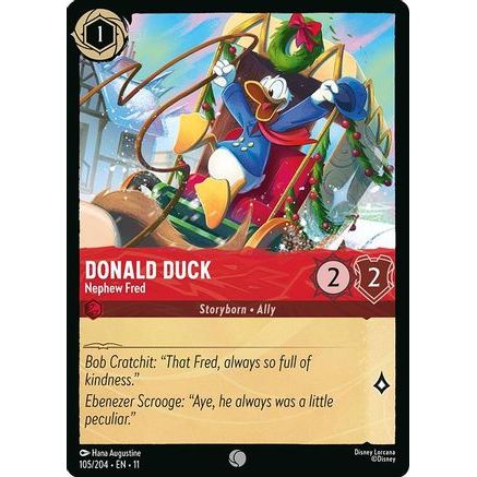 Donald Duck - Nephew Fred (105/204) - Winterspell Cold Foil