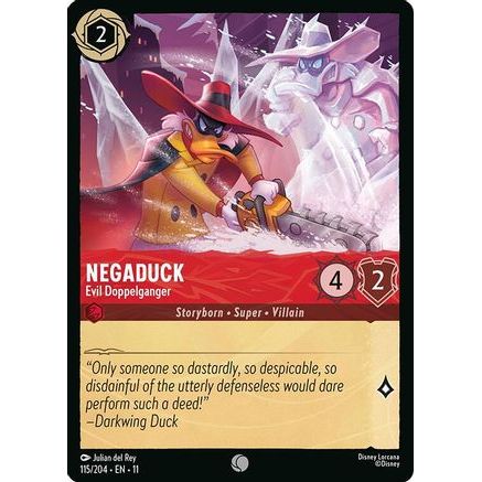 Negaduck - Evil Doppelganger (115/204) - Winterspell Cold Foil