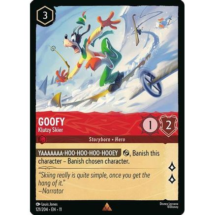 Goofy - Klutzy Skier (121/204) - Winterspell