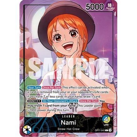 Nami (Whole Cake Island Arc) (OP11-041) - One Piece Promotion Cards Foil