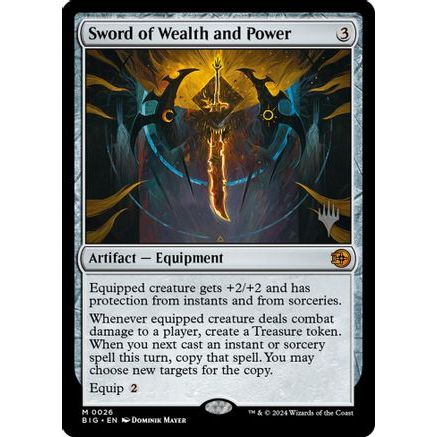 Sword of Wealth and Power (PPECL-026) - Promo Pack: Lorwyn Eclipsed Foil
