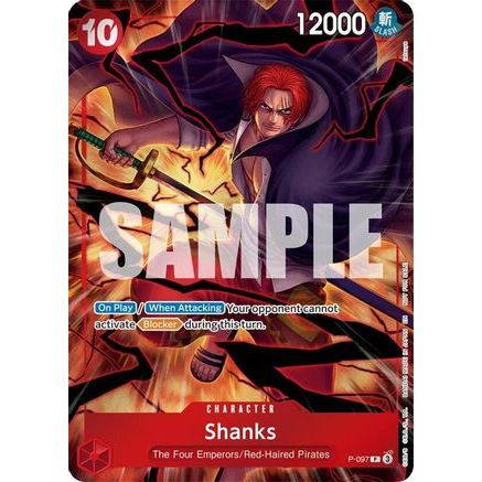 Shanks (Event Pack Vol. 8) (P-097) - One Piece Promotion Cards Foil