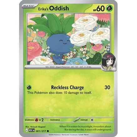 Erika's Oddish 1 - ME Ascended Heroes